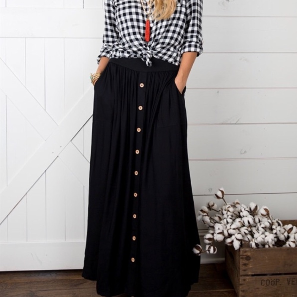 Matilda Jane- Joanna Gaines- GrainSilo Maxi Skirt